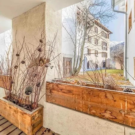 3 Antico Fienile Nel Centro Di Ferienhaus Samedan