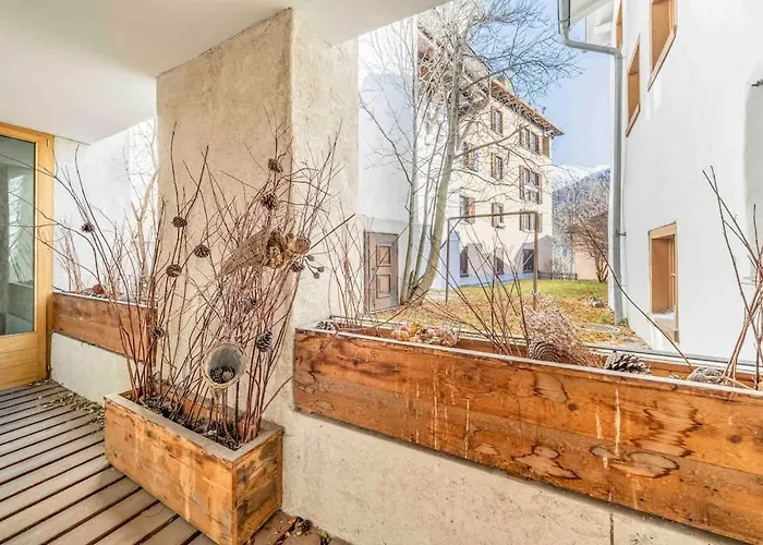 3 Antico Fienile Nel Centro Di Hébergement de vacances Samedan